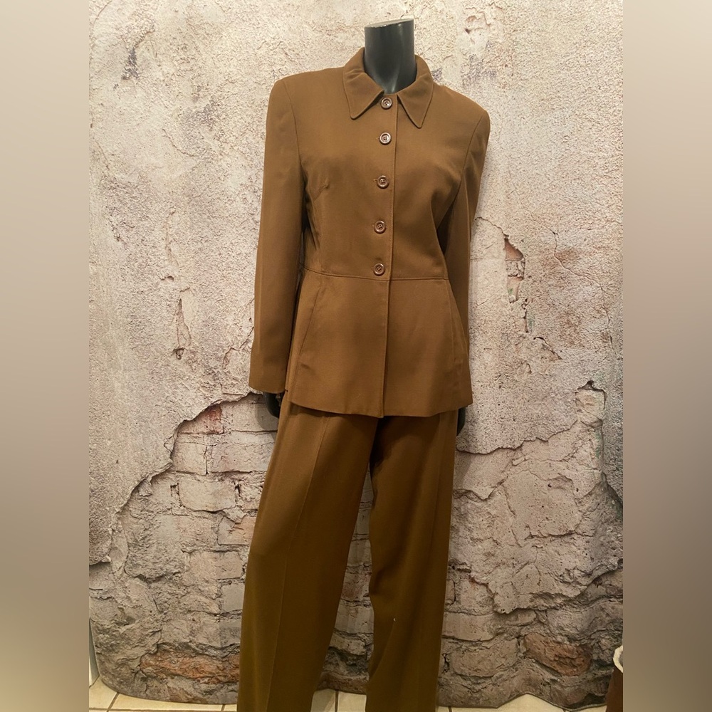 Carriere Nutmeg Wool Pant Suit